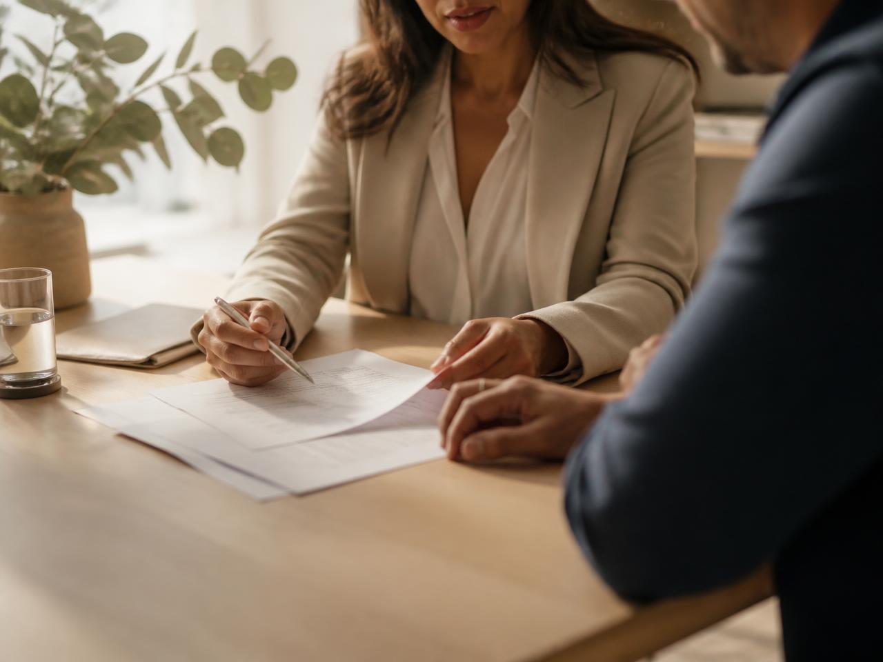 MovesEdu migration consultant reviewing a client's permanent residency documentation